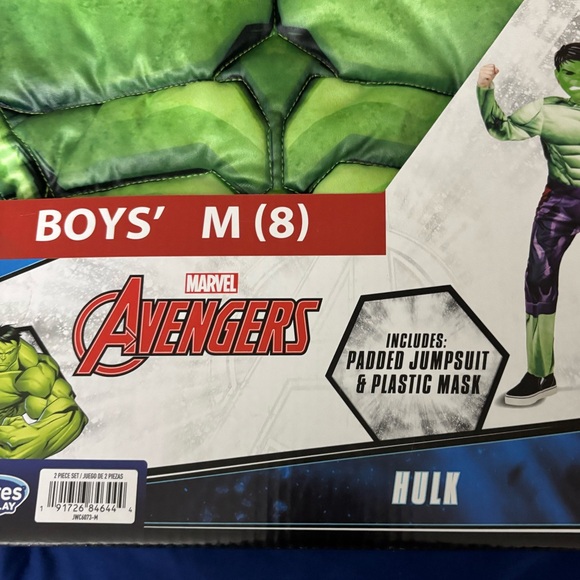 Marvel Avengers Hulk Kids Costume - Green and Purple - Picture 4 of 4